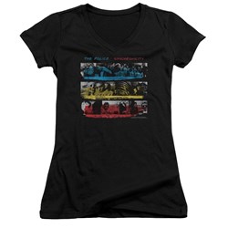 The Police - Juniors Syncronicity V-Neck T-Shirt