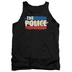 The Police - Mens Three Stripes Logo Tank Top