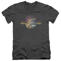 Pink Floyd - Mens Welcome To The Machine V-Neck T-Shirt