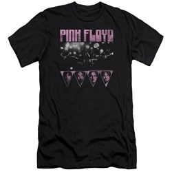 Pink Floyd - Mens Pink Four Premium Slim Fit T-Shirt