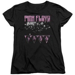 Pink Floyd - Womens Pink Four T-Shirt