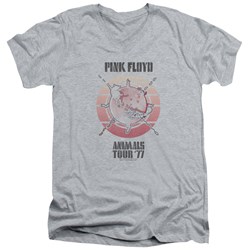 Pink Floyd - Mens Animals Tour 77 V-Neck T-Shirt