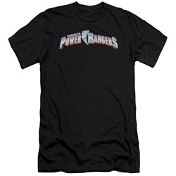 Power Rangers - Mens New Logo Premium Slim Fit T-Shirt