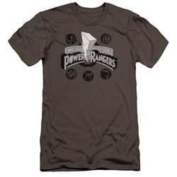 Power Rangers - Mens Power Coins Premium Slim Fit T-Shirt