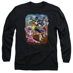 Power Rangers - Mens Impressionist Rangers Long Sleeve T-Shirt