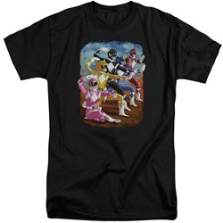 Power Rangers - Mens Impressionist Rangers Tall T-Shirt