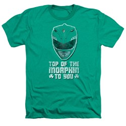 Power Rangers - Mens Top Of The Morphin To You Heather T-Shirt