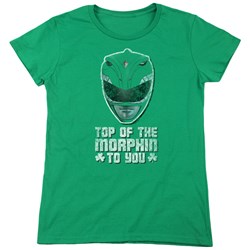 Power Rangers - Womens Top Of The Morphin To You T-Shirt