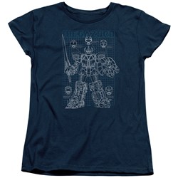 Power Rangers - Womens Mega Plans T-Shirt