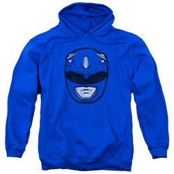 Power Rangers - Mens Blue Ranger Mask Pullover Hoodie