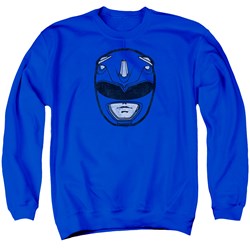 Power Rangers - Mens Blue Ranger Mask Sweater