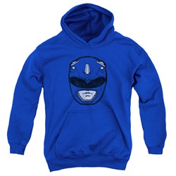 Power Rangers - Youth Blue Ranger Mask Pullover Hoodie