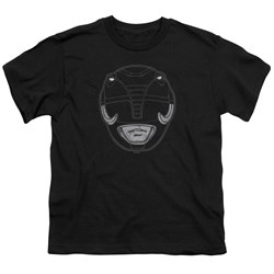 Power Rangers - Youth Black Ranger Mask T-Shirt