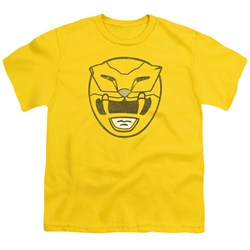 Power Rangers - Youth Yellow Ranger Mask T-Shirt