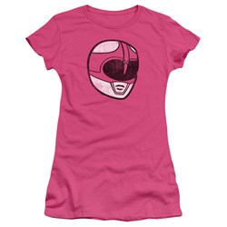 Power Rangers - Juniors Pink Ranger Mask T-Shirt