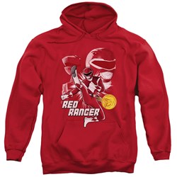 Power Rangers - Mens Red Ranger Pullover Hoodie