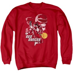 Power Rangers - Mens Red Ranger Sweater