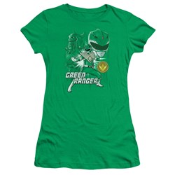 Power Rangers - Juniors Green Ranger T-Shirt