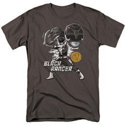 Power Rangers - Mens Black Ranger T-Shirt