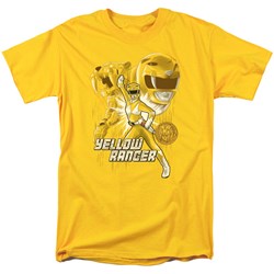 Power Rangers - Mens Yellow Ranger T-Shirt