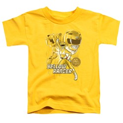 Power Rangers - Toddlers Yellow Ranger T-Shirt