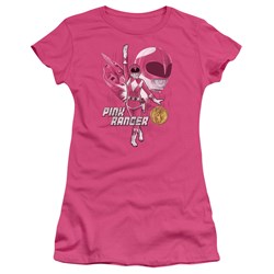 Power Rangers - Juniors Pink Ranger T-Shirt