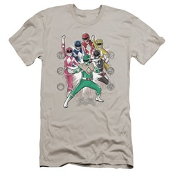 Power Rangers - Mens Ranger Manga Premium Slim Fit T-Shirt