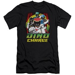 Power Rangers - Mens Dino Lightning Premium Slim Fit T-Shirt