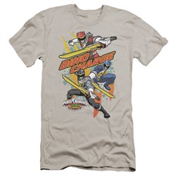Power Rangers - Mens Swords Out Premium Slim Fit T-Shirt