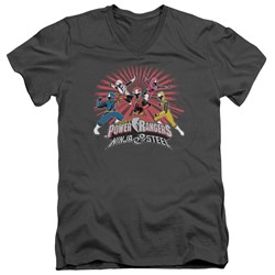 Power Rangers - Mens Ninja Blast V-Neck T-Shirt