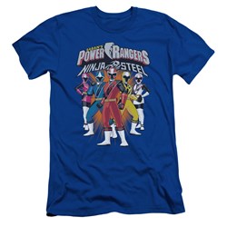 Power Rangers - Mens Team Lineup Premium Slim Fit T-Shirt