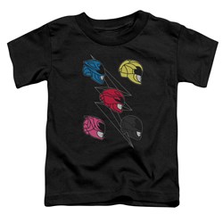 Power Rangers - Toddlers Line Helmets T-Shirt