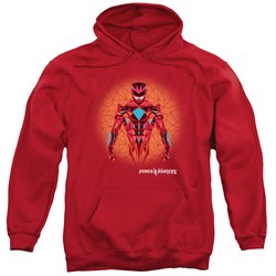 Power Rangers - Mens Red Power Ranger Graphic Pullover Hoodie