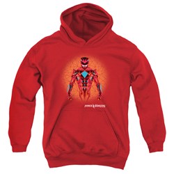 Power Rangers - Youth Red Power Ranger Graphic Pullover Hoodie