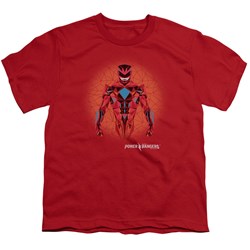 Power Rangers - Youth Red Power Ranger Graphic T-Shirt