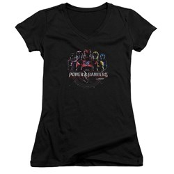 Power Rangers - Juniors Ranger Circuitry V-Neck T-Shirt