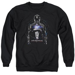 Power Rangers - Mens Black Ranger Sweater