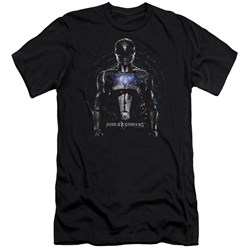 Power Rangers - Mens Black Ranger Premium Slim Fit T-Shirt