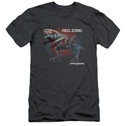 Power Rangers - Mens Red Zord Premium Slim Fit T-Shirt
