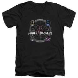 Power Rangers - Mens Greatest Glory V-Neck T-Shirt