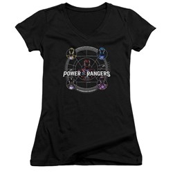 Power Rangers - Juniors Greatest Glory V-Neck T-Shirt