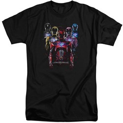 Power Rangers - Mens Team Of Rangers Tall T-Shirt