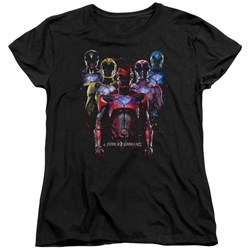 Power Rangers - Womens Team Of Rangers T-Shirt
