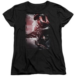 Power Rangers - Womens Red Zord Poster T-Shirt