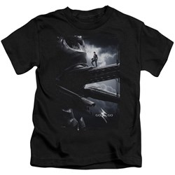 Power Rangers - Youth Black Zord Poster T-Shirt