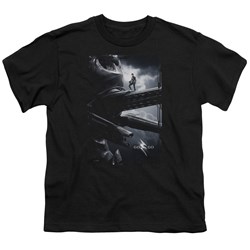 Power Rangers - Youth Black Zord Poster T-Shirt