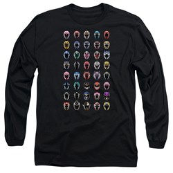 Power Rangers - Mens Visual Timeline Long Sleeve T-Shirt