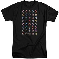 Power Rangers - Mens Visual Timeline Tall T-Shirt