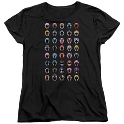 Power Rangers - Womens Visual Timeline T-Shirt