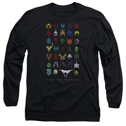Power Rangers - Mens Villians Long Sleeve T-Shirt